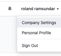 Company Settings